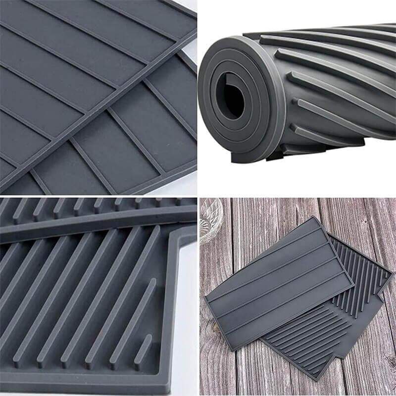 Tapete escorredor de louças em silicone