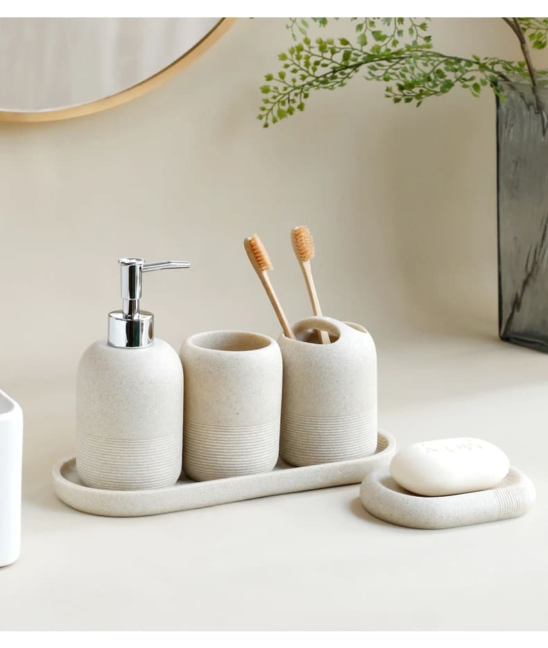 Conjunto de Acessórios para Banheiro 5pcs