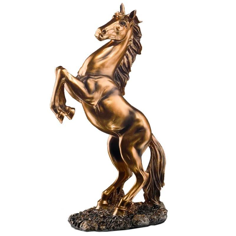 Escultura de Resina Cavalo Nórdico