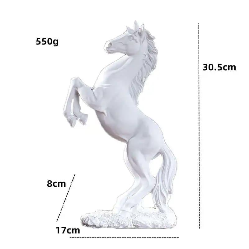 Escultura de Resina Cavalo Nórdico