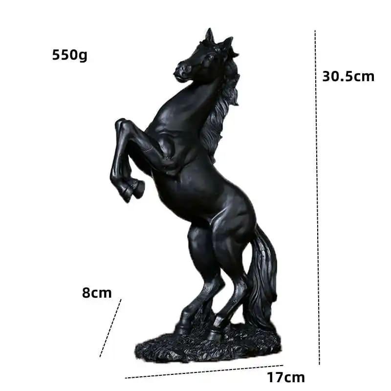 Escultura de Resina Cavalo Nórdico